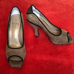 Paolo Suede Heels